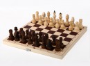 Шахматы обиходные парафинированные в доске (290*145*38)
