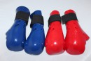 Перчатки для тхэквондо (пенный ПУ) красные. синие