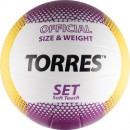 Мяч волейбольный "TORRES" Set  ТПУ клеенный р.5