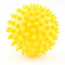 Мяч массажный  ЖЕЛТЫЙ  d 8 см  поливинилхлорид
