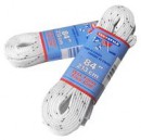 Шнурки для коньков "TEX STYLE"с пропиткой белые 274см (в упаковке) Канада