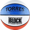 Мяч баскетбольный "TORRES" Block р.7 резина