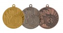 Медаль с лентой "Россия" (золото) d 50мм